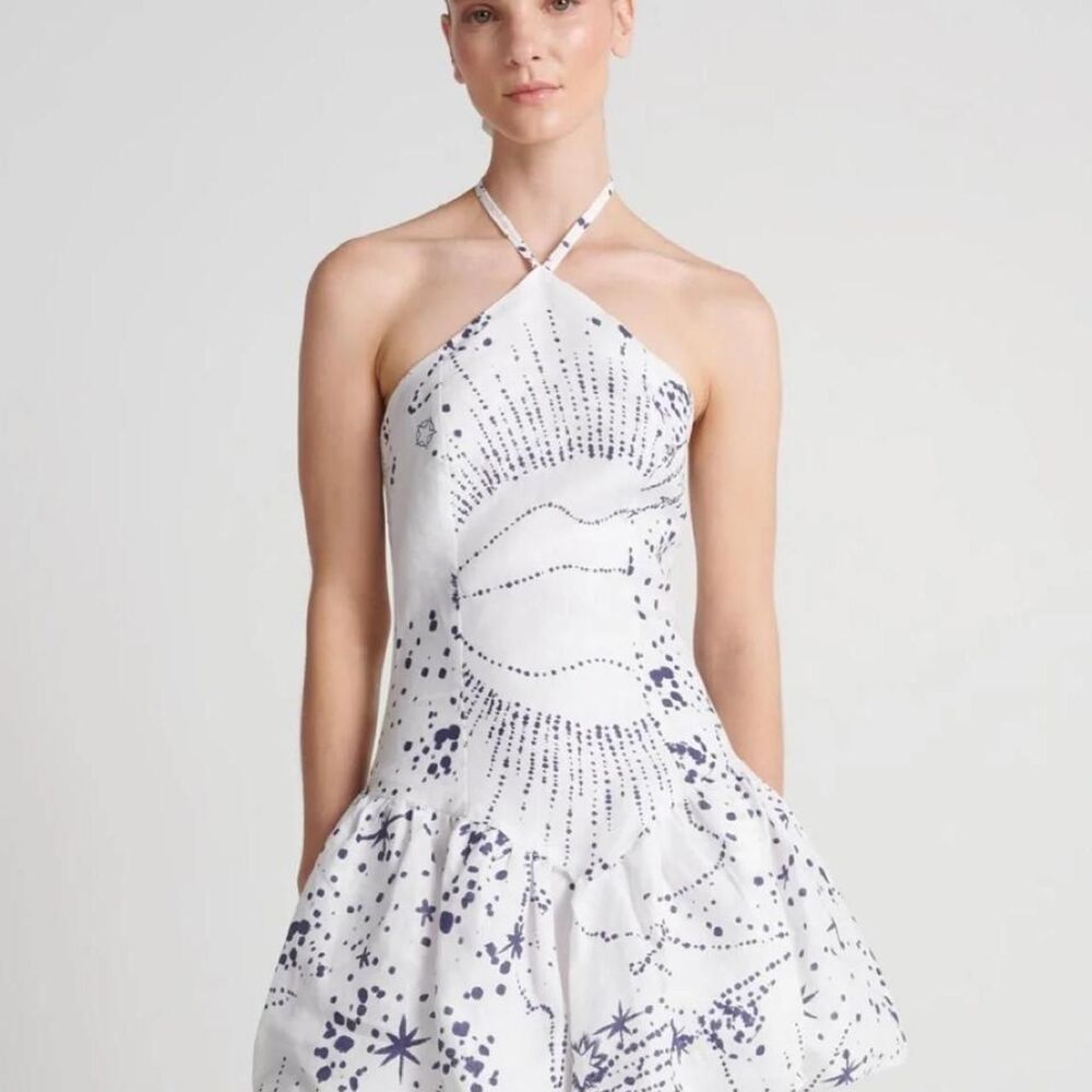 Ancora Women's Halter Dress with Constellation Print
